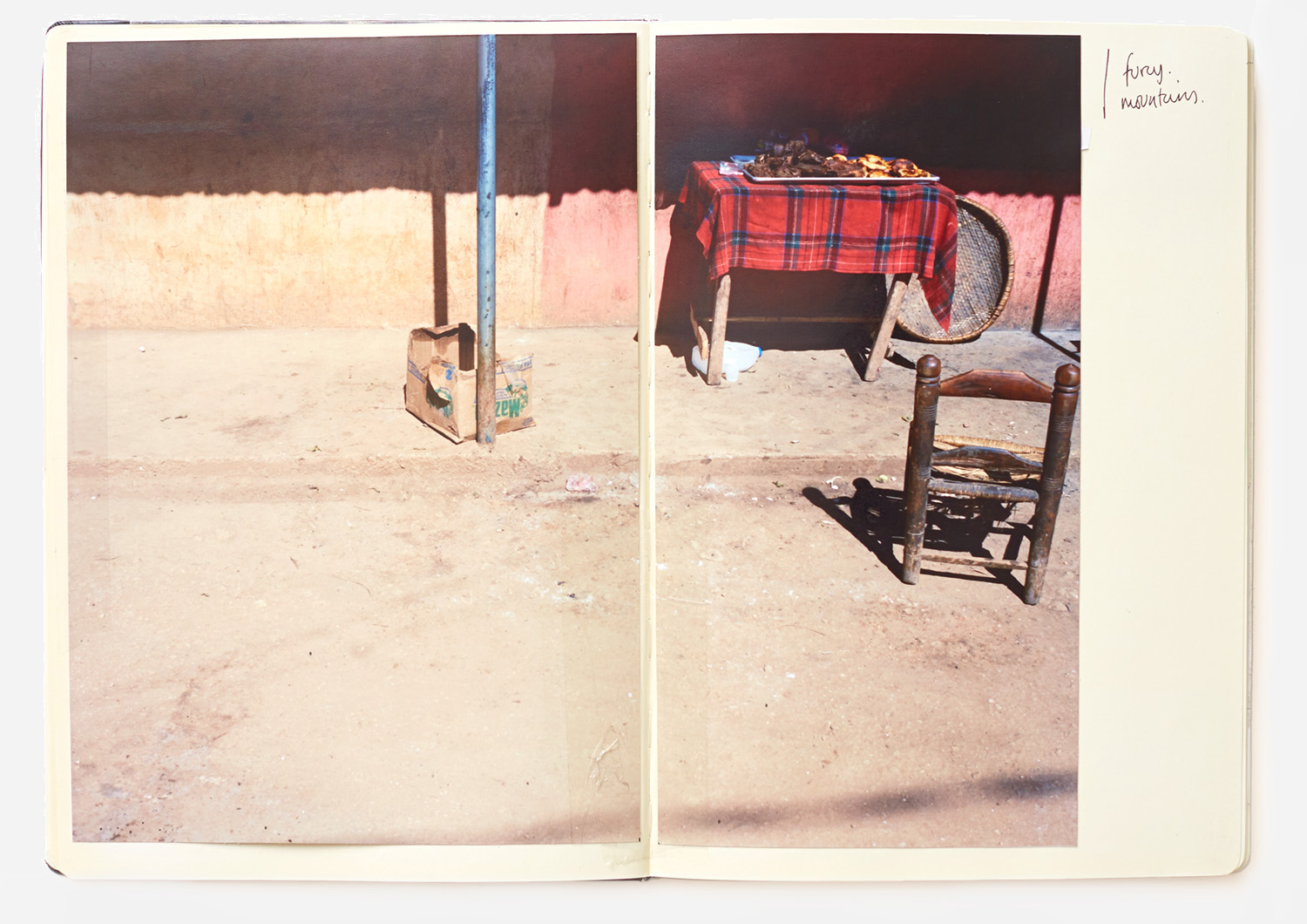 a notebook from a trip to haiti a while ago