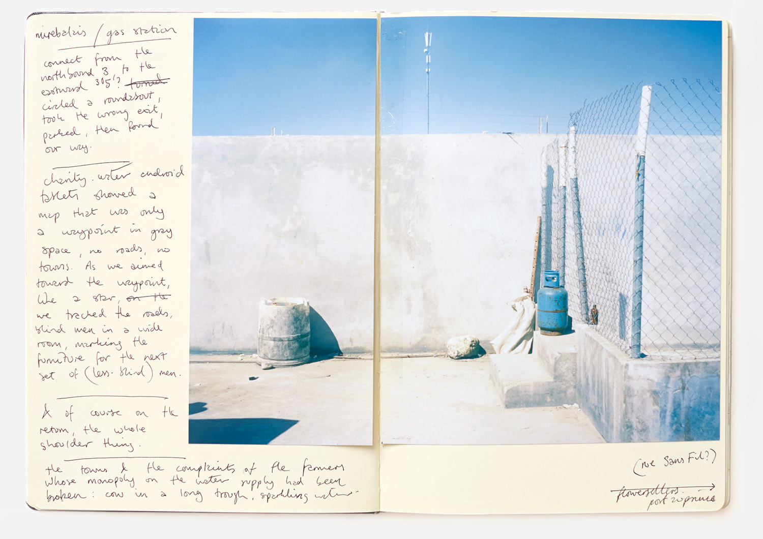 a notebook from a trip to haiti a while ago