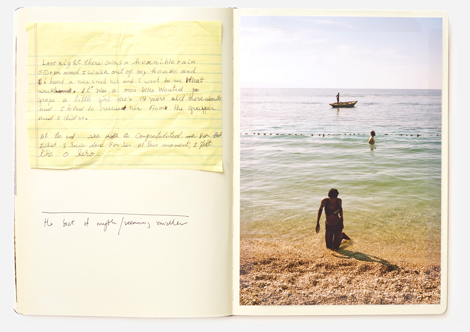 a notebook from a trip to haiti a while ago
