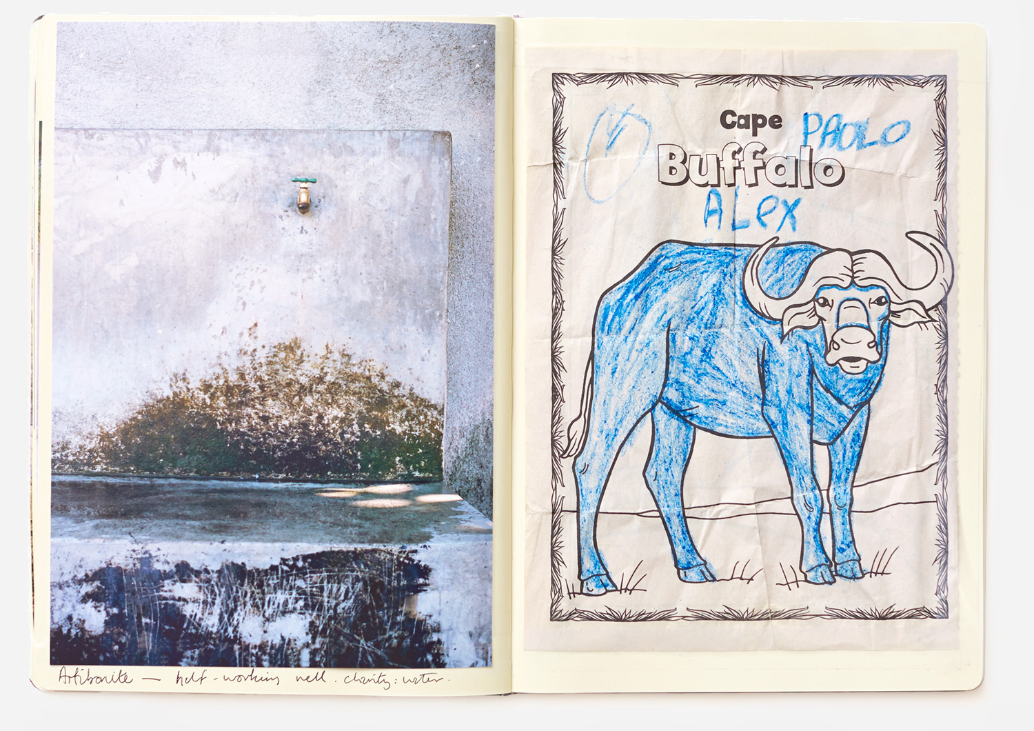a notebook from a trip to haiti a while ago