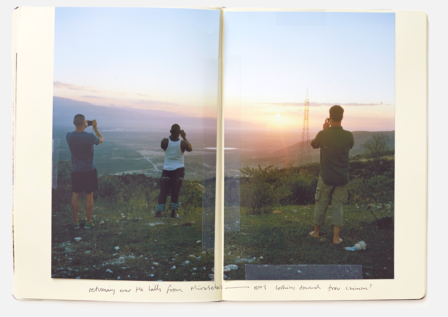 a notebook from a trip to haiti a while ago