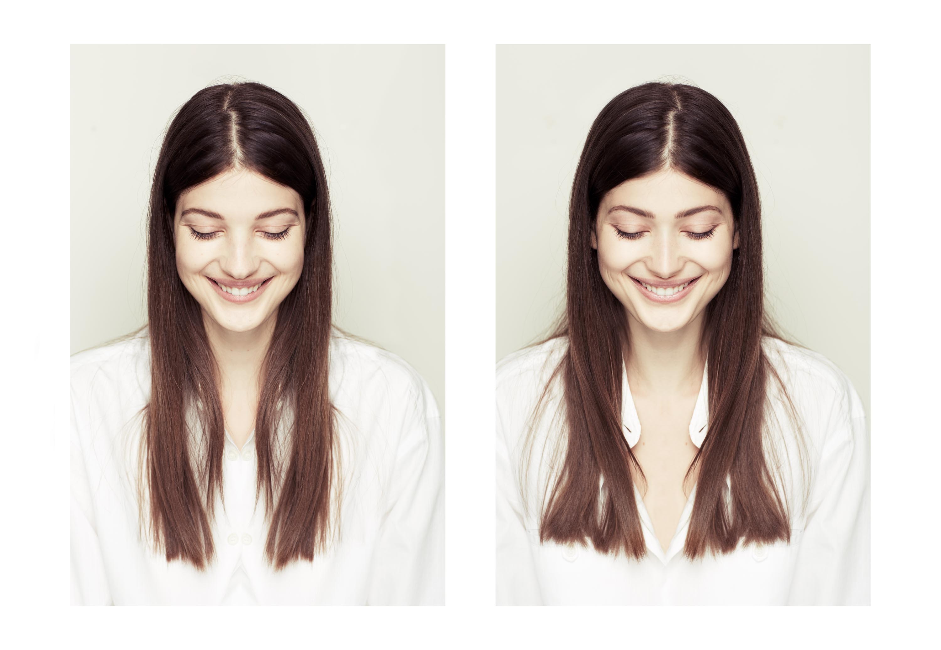 The Two Sides of One Person's Face, turned into one person