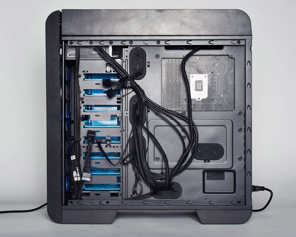 customized computer cases at a LAN party outside Philadelphia