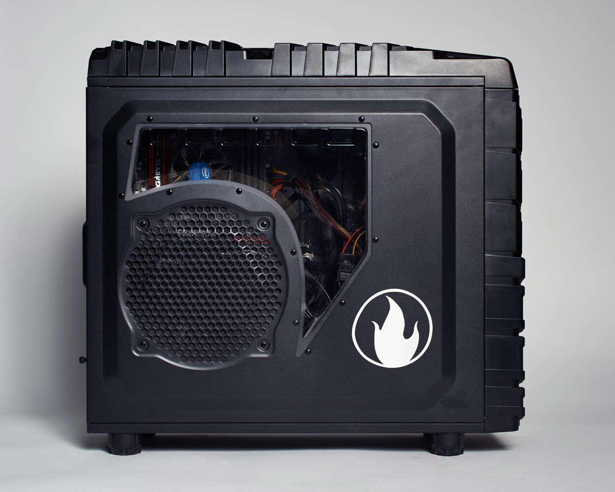 customized computer cases at a LAN party outside Philadelphia