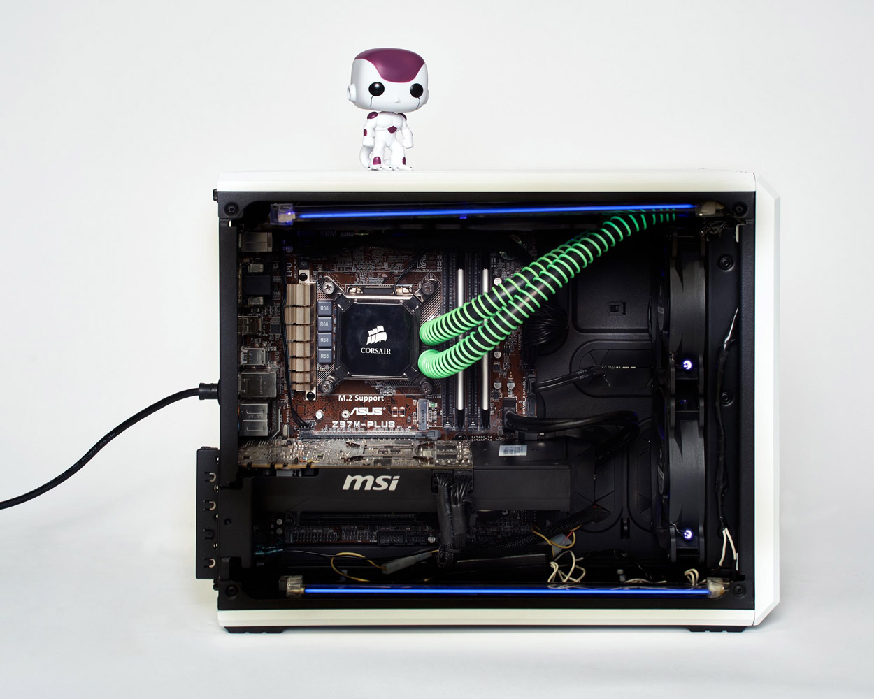 customized computer cases at a LAN party outside Philadelphia